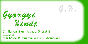 gyorgyi windt business card